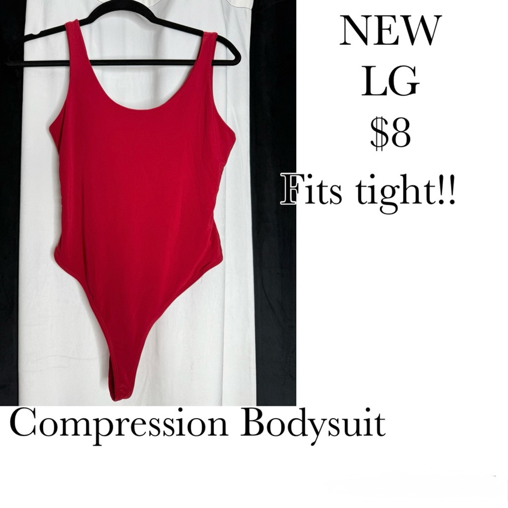 Red Compression Bodysuit